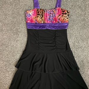 Colorful Cheetah Dress